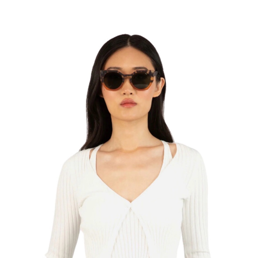 MATT&NAT MULE - LEOPARD ROUND SUNGLASSES - Picture 7 of 11